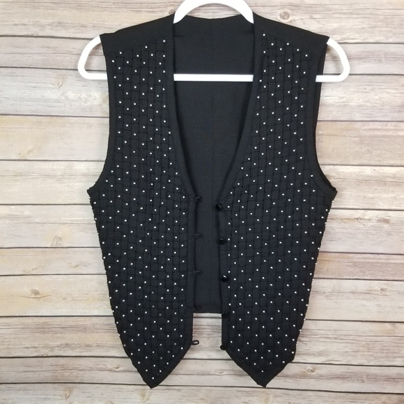 Ann Tran for Kenar Etc Vest Hand Beaded Medium - Picture 6 of 7